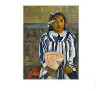LHHJF LJHFA Poster Vintage Classici di Paul Gauguin, Figura Astratta, Arte murale, Dipinto su Tela e Stampe di Paul Gauguin, Decorazione per la casa, Immagine 50x70cmx1 Senza Cornice