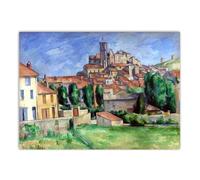 LHHJF LJHFA Poster Vintage di Paul Cezanne, Arte murale con Paesaggio, Dipinto su Tela e Stampe di Paul Cezanne, Decorazione per la casa nordica, Soggiorno, 50x70 cm, Senza Cornice.