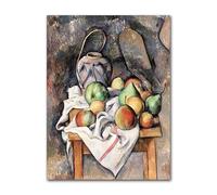 LHHJF LJHFA Poster Vintage di Paul Cezanne, Natura Morta di Frutta, Arte murale, Paul Cezanne, Dipinto su Tela e Stampe, Decorazione da Parete per la casa nordica, 50x70 cm, Senza Cornice.