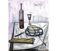 LHHJF LJHFA Stampe di Bernard Buffet Nature Morte con Quadro a Tela di Formaggio Poster e Illustrazione murale di Bernard Buffet Foto di Arredamento casa 50x70cm Senza Cornice