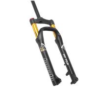 LHHL 26 Forcella Bici 4,0 Pollici Sospensione Aerea Forchetta Grassa 34 Blocco ABS Neve Mountain Bike Forcella per Bicicletta Grassa 1880g(Shoulder Gold)