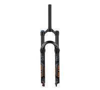 LHHL Forcella MTB Bicicletta 29 Tubo Diritto 28,6mm Forcelle Ammortizzata per Mountain Bike QR 9mm Freno a Disco Regolazione Rimbalzo Blocco Manuale/a Distanza Corsa 100mm(Black,Manual)