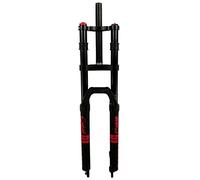 LHHL MTB Sospensione in Discesa da 27,5" 29 Pollici Forcella da Bicicletta Ammortizzatore Ad Aria QR 9mm Nero Mountain Bike Freno A Disco Corsa 160mm 1-1/8" 2350g(Rot,29inch)