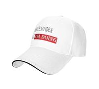 LHJHZDJC Berretto da Baseball Casual Estivo Non Ho Idea di Cosa STO Facendo Escursionismo Pesca Hip Hop Cappelli per Uomo Donna Visiera Parasole Design Snapback cap