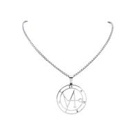 LHJHZDJC Collana per Uomo Donna Moda Donna 2026 Arcangelo Gabriele Sigil DEL SOL Collana intaglio icona sette Archi Angeli Gioielli collari Quotidiano Casual Regalo