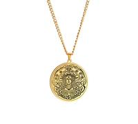 LHJHZDJC Collane e collana da uomo con amuleto della dea Freyja, fertilità, amore, sesso, bellezza, mitologia norrena, gioiello regalo streetwear accessorio per uomo donna regalo casual