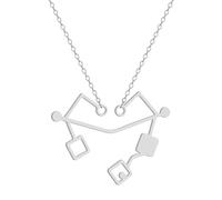 LHJHZDJC Collane e gioielli da uomo She-ra's Safe Heart Collana Hey Adora Ciondolo Cuore di Etheria Collana per uomini e donne Regalo per lei Ciondolo in acciaio inossidabile