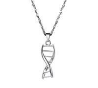 LHJHZDJC Delicato ciondolo collane per donne uomini molecole chimiche girocollo scienza gioielli insegnante significativo ac streetwear accessorio per uomini donne regalo casual