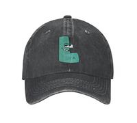 LHJHZDJC Lettera Verde L Alfabeto Lore Primavera Autunno cap Cappelli Donne Berretto da Baseball Cappelli Vintage Denim Sport Casquette