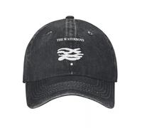 LHJHZDJC The Waterboys, Le of The Moon, Nero con Stampa Bianca Cappello in Denim Durevole per Tutte Le Stagioni Cappelli da Uomo Berretto da Baseball da Donna