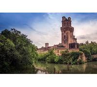 LHJOYSP pazzol 1000 pezzi puzzle Citta' Cielo Fiume Palazzo Torre Osservatorio Italiano Padova 75x50cm
