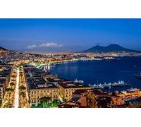LHJOYSP puzzle astratti 1000 pezzi Città mare sky boat italia porto napoli vesuvio 75x50cm