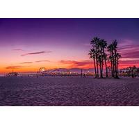 LHJOYSP puzzle bimbo 1000 pezzi Citta' Spiagge Oceani California Los Angeles Santa Monica 75x50cm