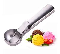 LHKJ 1 Pezzi Scoop di Gelato Acciaio Inossidabile,Porzionatore per Gelato Ice Cream Scoops per Gelato, Biscotti, Torte Impasto, Melone, Cucchiaio per Gelato in Acciaio Inox