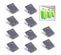 LHKJ 10 pezzi Clip Magnetiche,Ganci Clip Magnetica,per Frigorifero,Bacheca, Lavagna Magnetica