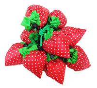 LHKJ 12 pezzi Fragola Pieghevoli Shopping Borse,Riutilizzabili Borse da Shopping Ecologiche