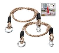 LHKJ 2 pezzi Altalena Regolabile Corda,Tree Swing Corda per Swing,Amaca e Sedia da Yoga