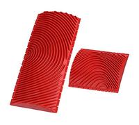LHKJ 2 pezzi Strumento Venatura del Legno,DIY m-Forme Strumento di Pittura Muro Pittura Decorazione Strumento