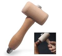 LHKJ Martello Mazzetto di Legno di Faggio Strumento, Legno Tagliare Martello Artigianato Cuoio Carving