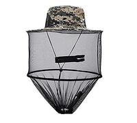 LHKJ Maschera Anti-zanzare,Berretto da Apicoltore Camo Secchio Cappello Pesca Protezione Facciale