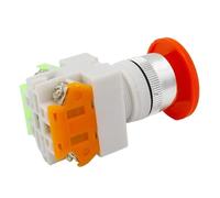 LHLL- Tappo a fungo rosso 1NO 1NC DPST Interruttore a pulsante di arresto di emergenza AC 660V 10A
