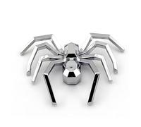 LHLUCKY 2 Pezzi Adesivi per Auto per Peugeot RCZ 2010-2015, Emblema Auto Tuning Accessori Esterni Decorazione ABS, Argento