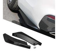 LHLUCKY 2 Pezzi Auto Posteriore Labbro Angolo Splitter per Alfa Romeo Stelvio 2017-2023, Diffusore per Spoiler per Paraurti Posteriore,A/Black