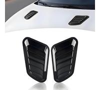 LHLUCKY 2 Pezzi di Prese d'Aria del Cofano dell'auto per BYD Atto 3 2022-2024, Prese d'Aria Decorative per Auto in ABS Accessorio Modificato Adatto, Nero