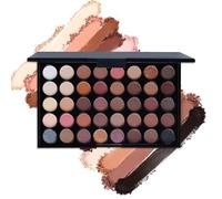 LHLXZQ 40 Colore Palette di ombretto, Paletta di Trucco Occhi, Opaco Nudo Luccicante Glitterato Toni della Terra Ombretto, Multicolore, Paletta Trucco per Feste *1