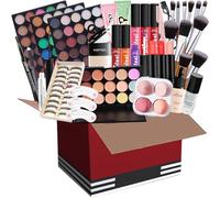 LHLXZQ Set per il trucco da donna, set di trucco di lusso multiuso, con palette di ombretti, correttore, mascara, eyeliner, pennelli per makeup, uso quotidiano e Natale, set regalo di compleanno#2