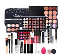 LHLXZQ Set Trucco Completo, Portatile Kit Trucco Viaggio con Eyeshadow, Correttore, Rossetto, Mascara, Eyeliner Pennelli Makeup per Occhi, Viso Labbra, Set Regalo per Donne e Ragazze Principianti#5