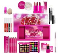 LHLXZQ Set Trucco, Portatile Kit Trucco Viaggio con Ombretti, Correttore, Rossetto, Mascara, Eyeliner e Pennelli Makeup per Occhi, Viso e Labbra, Set Regalo per Donne e Ragazze Principianti#2