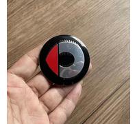 LHLYNYT 4 Pezzi Auto coprimozzi Adesivi per Smart EQ Fortwo Forfour 453 451 452 450 454 Roadster 56mm, Coprimozzi Ruota Adesivi Antipolvere Impermeabile Decorativo Accessori,Red