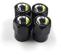 LHLYNYT 4 Pezzi Tappi per Smart Fortwo 450 451 453 452 Forfour, Coprivalvole Auto in Metallo Cappucci Coperture Valvole Macchina Valvole Pneumatici,C