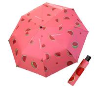 LHLZNB Mini ombrello da viaggio con frutta carina per borsa, ombrello da sole, ombrello pieghevole, piccolo ombrello compatto, protezione UV, leggero, piccolo ombrello tascabile adatto per le donne,