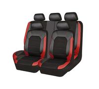 LHMM Auto Set Coprisedili, per Peugeot 208 II/Allure Auto Ecole/Roadtrip/208 GT 2019-2023 2024+ Universale Impermeabile Fodere Anteriori e Posteriori Auto Protezione Accessori,E Red