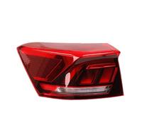 LHMM Auto Sinistra Destra Posteriore Fanale Posteriore Lampada Freno Fanale Posteriore Rosso Plastica ABS, per VW T-ROC 2018-2021,A Outside Left