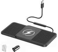 LHMM Tappetino di Ricarica per Auto per Mercedes Benz A Class/B Class/C Class/E Class/S Class, Caricabatterie per Auto Wireless Antiscivolo Caricabatterie Wireless per Auto,USB