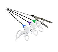 LHMYHHH Kit di Strumenti per la Simulazione di laparoscopia, per la chirurgia laparoscopica, per Studenti di Medicina (4 Pezzi),E