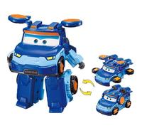 LHMYPP Leo Versione Hangar Transformer Aerei Super Ali Nuovi Giocattolo L12CM Deformazione Robot Ragazzo Veicolo Inerziale Creativo Giocattoli per Bambini Regalo di Natale