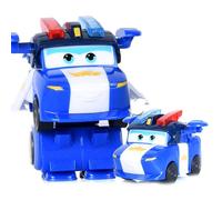 LHMYPP Lucie Super Ali Mini Nuovi Giocattolo L5CM Deformazione Robot Versione Hangar Transformazione Aereo Ragazzo Veicolo Inerziale Creativo Giocattoli per Bambini Regalo di Natale
