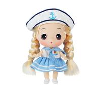 LHMYPP Stile Navy Bambolotti E Accessori Bambola di Moda Principessa Bambola 7.09 Pollici Ragazza Vestiti Bambole di Pezza Giocattoli per Bambini Simulazione Gioca A Casa Regalo di Natale