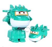 LHMYPP Tino Super Ali Mini Nuovi Giocattolo L5CM Deformazione Robot Versione Hangar Transformazione Aereo Ragazzo Veicolo Inerziale Creativo Giocattoli per Bambini Regalo di Natale