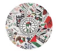 LHOEST 100 adesivi Palestine, adesivi Palestina, adesivi per computer portatile, bottiglia d'acqua, chitarra, bicicletta