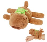 LHOEST Capybara - Braccialetto a forma di maialino d'acqua, per bambini, ragazzi, ragazze, con coda di peluche