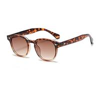 LHSDMOAT Occhiali da sole sportivi vintage anni '70 rotondi UV400 in stile Depp per uomo e donna, occhiali da sole colorati per la guida e i viaggi