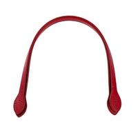 LHSJYG Manici per Borse in Pelle 2pcs PU Leather Handbag Handle Shoulder Bag Strap Detachable DIY Belts Making Replacement Belt Versatile Accessories(Red)