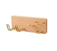 LHSJYG Porta Phon da Muro Porta asciugacapelli in Legno, Rack organizzato, Supporto for Piastra for Capelli a Parete, Set di Accessori for Il Bagno, casa(Beech 10x25)