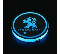 Lhuayeu 2 Pezzi Sottobicchiere Luminoso per Auto per Peugeot 5008 2017+, Luci Portabicchieri, Sottobicchiere per Bevande