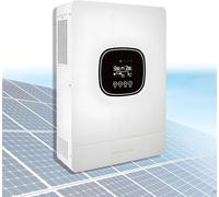 LHUITUI 5.0KW Inverter Solare Ibrido Tutto in Uno, Inverter Solare Fuori Rete, Supporta 9 Inverter in Parallelo, Funziona con 48V Litio, Potenza PV Massima 6000W, Piombo-Acido, ECC